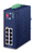 PLANET IP30 Industrial 4-port Gigabit Ethernet (10/100/1000) Supporto Power over Ethernet (PoE) Blu