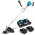 Makita DUR369APT2 borstel- & draadtrimmer 1000 W AC/Batterij Zwart, Blauw, Grijs