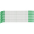 Brady SCN-09-GRS cable marker Black, Yellow Nylon 50 pc(s)