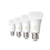 Philips Hue White ambience E27 - Smarte Lampe A60 Viererpack - 800