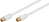 Goobay 67286 coaxial cable 7.5 m White