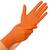 Einweg-Handschuh Nitril, POWER GRIP, puderfrei, Länge 24cm, Orange, 500 Stück