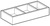 GE Smyle Square Schubladeneinsatz H-Unterteilung, 32,3x5,9x15cm lava 500677001