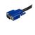 StarTech.com KVM-Kabel, USB A, VGA / Stecker, USB B, VGA / Buchse, Stecker, Schwarz, 3m