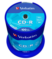 Verbatim CD-R Rohlinge 700MB Datenspeicher (100er Pack)