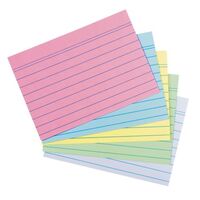 Standardkarteikarte Karteikarte A6 liniert farbig sortiert 4 Farben plus weiß Blauer Engel 200er. Format der Karte: A6, Werkstoff: Papier, Farbe: sortiert. liniert, Packungsmeng...