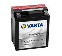 Varta Powersports AGM Motorrad Batterie (Akku) YTX7L-BS 506014005A514