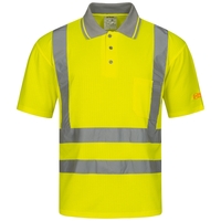 DIEGO UV-Warnschutz-Poloshirt, Gelb SAFESTYLE®, EN 471/2 Gr.XXXXL