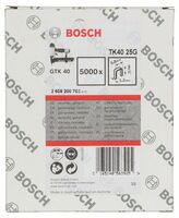 Bosch 2608200702 Schmalrückenklammer TK40 25G, 5,8 mm, 1,2 mm, 25 mm, verzinkt