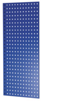 Lochplatten-Seitenblende, 90 x 1000 x 500 mm (H x T), RAL 5010 enzianblau