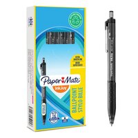 Paper Mate InkJoy 300 Retractable Ballpoint Pen 1.0mm Tip 0.7mm Line Black (Pack 12)