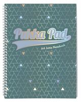 Pukka Pad Glee Jotta A4 Wirebound Card Cover Notebook Ruled 200 Pages Gr(Pack 3)