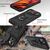 NALIA Military-Style Ringhülle für iPhone 13 Mini, Extrem Schützend mit Display-Rahmen & Kamera-Abdeckung, 360° Ring für Standfunktion & KFZ-Halterung Schwarz