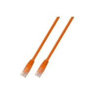 RJ45 Patchkabel U/UTP, Cat.6 3.0m orange, umspritzt