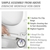 WENKO Premium WC-Sitz Agate mit Relief, aus antibakteriellem Duroplast, mit Absenkautomatik