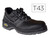 Zapatos de Seguridad Deltaplus de Piel Crupon Grabada con Forro Absorbente y Plantilla de Latex Color Negro Talla 43