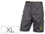 Pantalon de Trabajo Deltaplus Bermuda Cintura Ajustable 5 Bolsillos Color Gris Verde Talla Xl