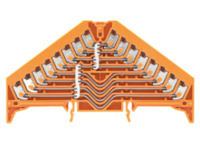 Potentialverteilerklemme, Schraubanschluss, 0,5-1,5 mm², 32-polig, 10 A, 4 kV, o