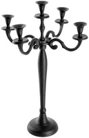 Kerzenständer Amodia; 34x60 cm (BxH); schwarz