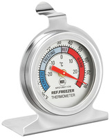 Kühlschrankthermometer; 6.1x3.5x7.25 cm (LxBxH); silber