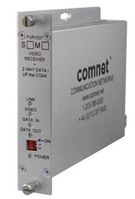 Digital Video Transmitter Data TranscRec (RS232/422 485-2W & 4W/UTC), 1 Fiber, Multimode, 10 Bit, 1310/1550nmAV Extenders