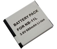 Battery for Digital Camera 2Wh Li-ion 3.7V 600mAh Black 2Wh Li-ion 3.7V 600mAh Black Kamera- / Camcorder-Batterien