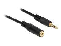 83766 audio cable 2 m 3.5mm Black 83766, 3.5mm, Male, 3.5mm, Female, 2 m, Black