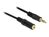 83766 audio cable 2 m 3.5mm Black 83766, 3.5mm, Male, 3.5mm, Female, 2 m, Black