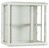 12U witte wandkast met glazen deur 600x450x635mm