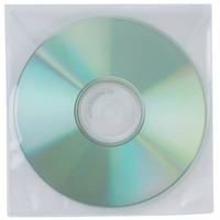 CD-Hülle, ungelocht, 50 Stück, transparent Q-CONNECT KF02207