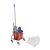 Stainless steel cleaning trolley set
