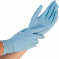 Nitril-Handschuh Safe Fit puderfrei M 24cm blau VE=200 Stück