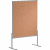 Moderationstafel Standard Pro 120x150cm Kork braun