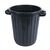 Curver Waste Bin with Lid for Indoor & Outdoor Use - Black Polypropylene - 70 L