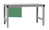 Gehäuse-Unterbau MULTIPLAN Stationär, Nutzhöhe 300 mm mit 1 Tür rechts angeschlagen. Für Tischtiefe 1000 mm, in Resedagrün RAL 6011 | PAK3078.6011