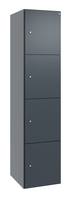 C+P Stahl-Schließfachschrank FlexOffice Prefino, 1 Abteil H1850B400T525 mm, Anth