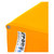 Lagerungskeil mit Beinmulde Lymphdrainagekeil Lymphkeil Lagerungskeil, 75x20 cm, Gelb