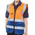 HI VIS EXEC WAISTCOAT ORG/NBLUE 3XL