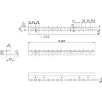 Spacial SM-Adapterprofil, horizontal, 600mm, Verpackungseinheit: 2 Stück