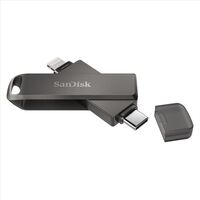 SanDisk iXpand Pen Drive 128GB Type-C / Lightning Luxe fekete