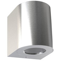 LED Outdoor Wandleuchte CANTO 2, IP44, 12W 2700K 500lm 2x120°, Edelstahl