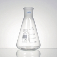 50ml Erlenmeyer LLG avec rodage normalisé verre borosilicate 3.3