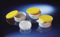 Sample containers external bin PE with snap on lids