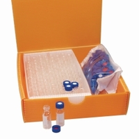 2in1 KITs mit Rollrandflaschen ND11 (weite Öffnung) (LLG-Labware) | Beschreibung: klar