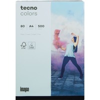 Kopierpapier tecno® colors, DIN A4, 80 g/m², Pack: 500 Blatt, hellblau