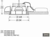 LTS CSA 600 CSALP 60.1030.15 EINBAUSTRAHLER 1XLED 3000K/15o