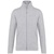 Pulóver Kariban Falco polár férfi cipzáras unisex (300g/m2) ash heather, 4XL