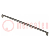 Holder; ZnAL; black chrome; H: 22.5mm; L: 334mm; W: 13.5mm; TIVOL