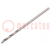 Drill bit; for metal; Ø: 1.5mm; Features: hardened