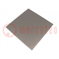 Shielding mat; 240x240x0.03mm; Permeability: 60; self-adhesive